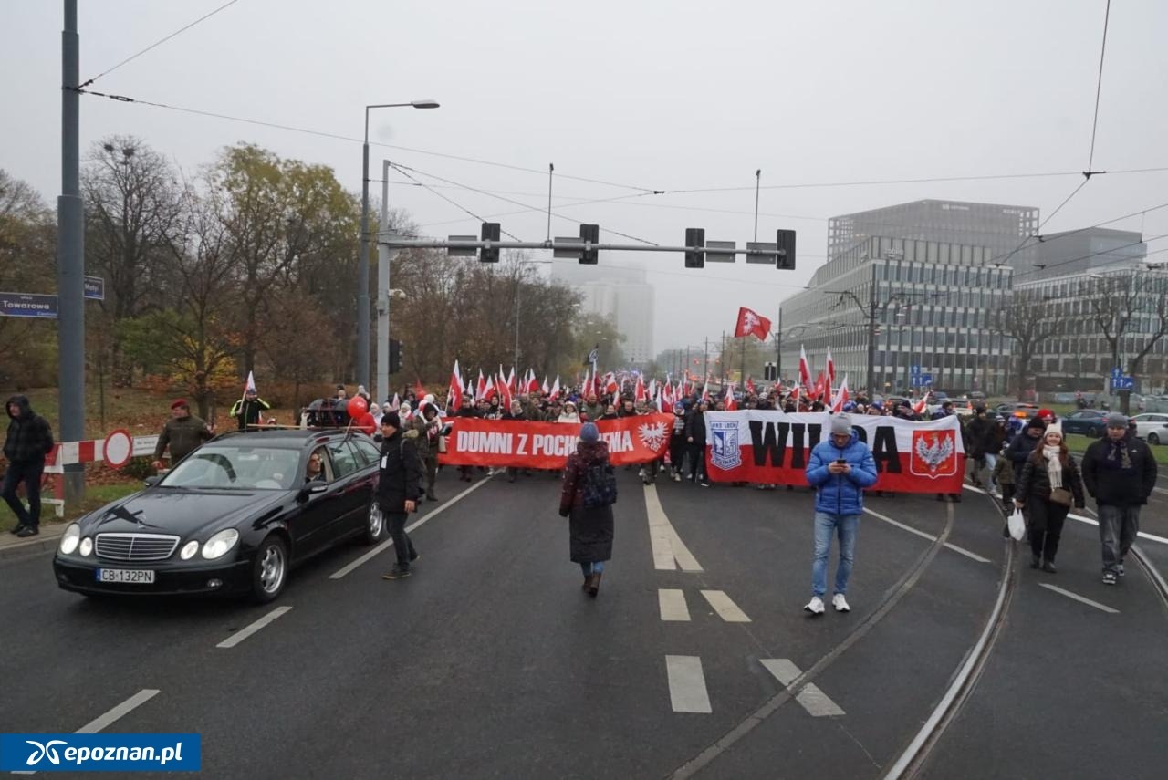 Marsz Niepodległości przejdzie przez Poznań