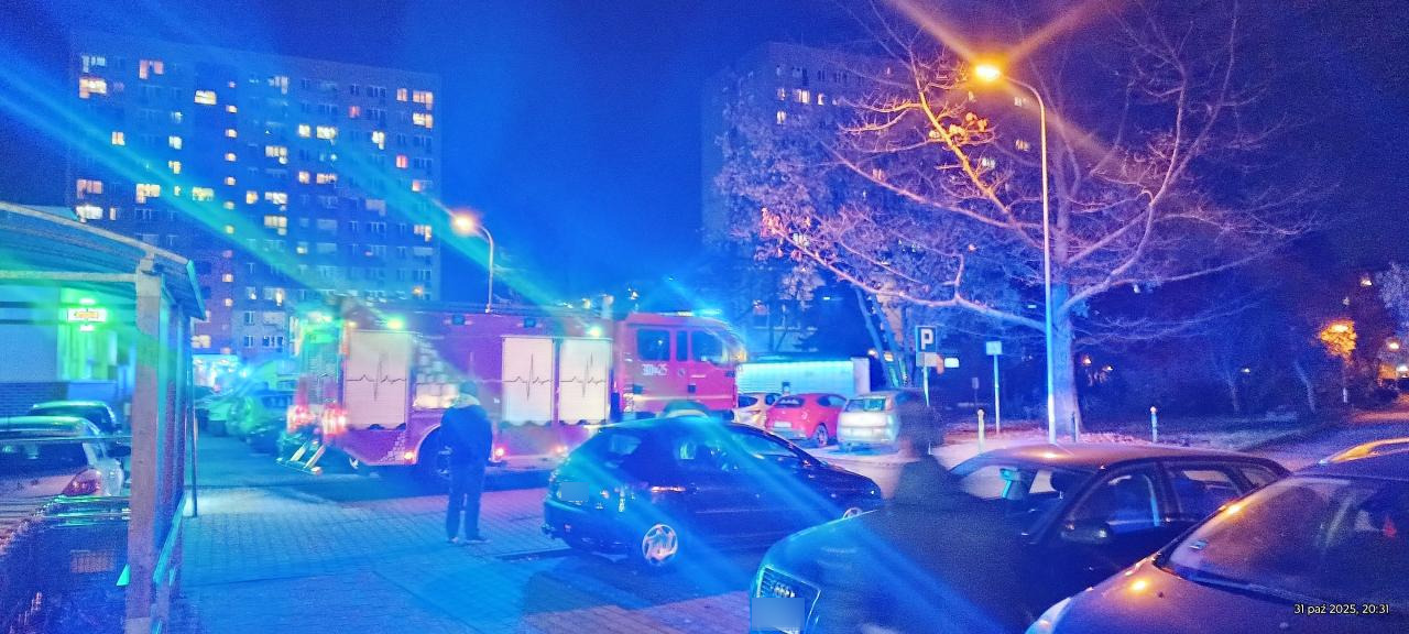 Akcja strażaków na poznańskim osiedlu