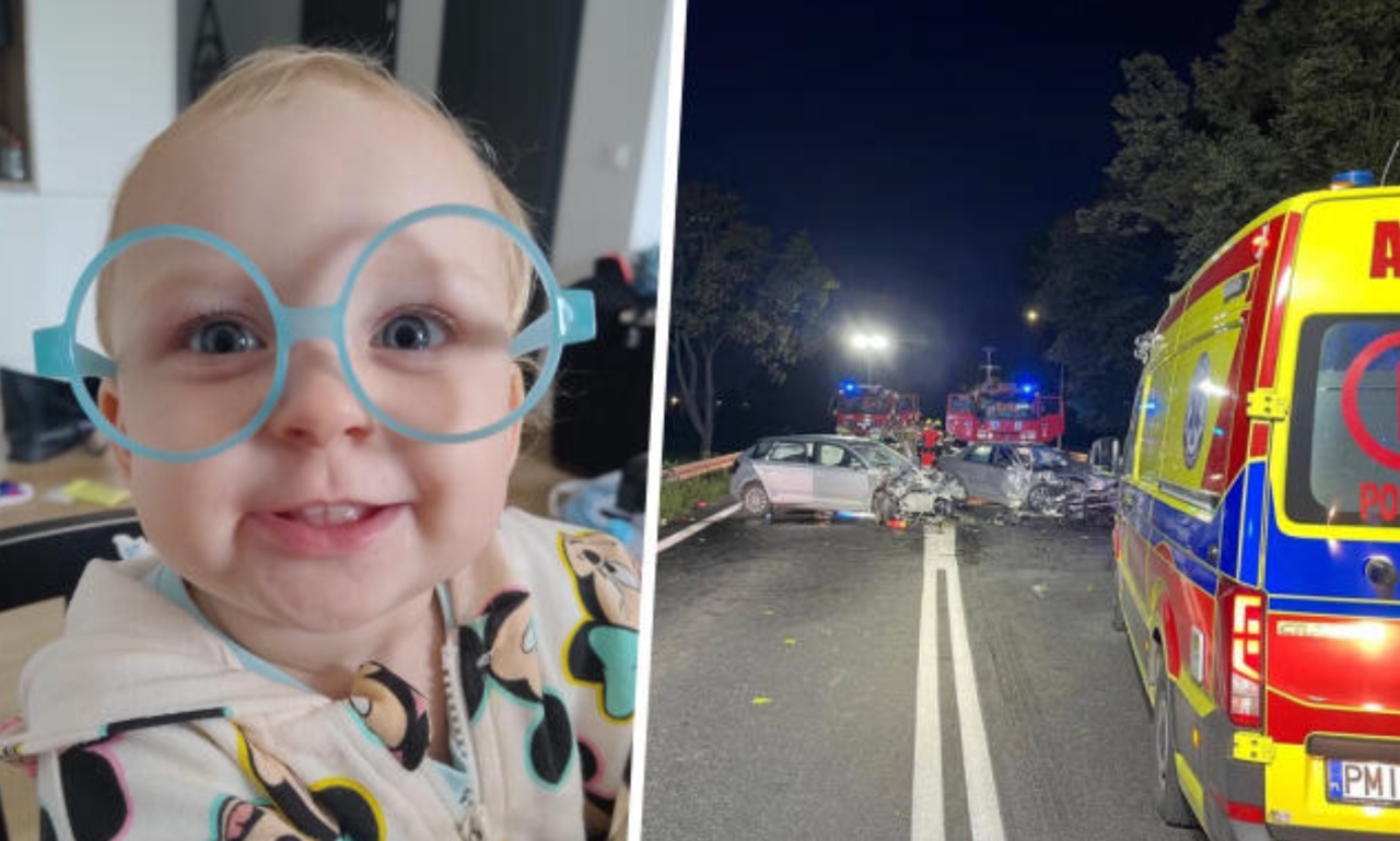 Dramatyczne skutki wypadku na drodze. 19-miesięczna dziewczynka sparaliżowana, jest zbiórka