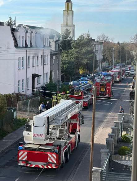 Pożar w mieszkaniu na Starołęce
