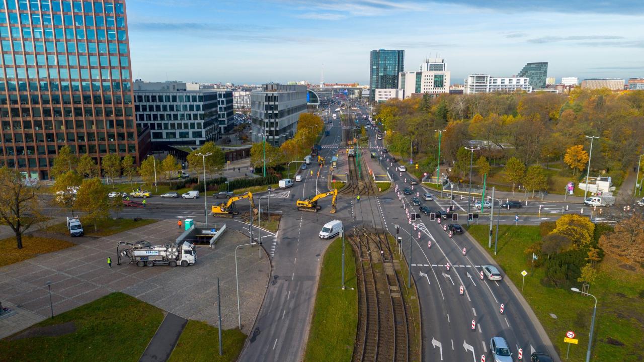 Przebudowują poznański węzeł. Nie wszystkie prace widoczne są gołym okiem