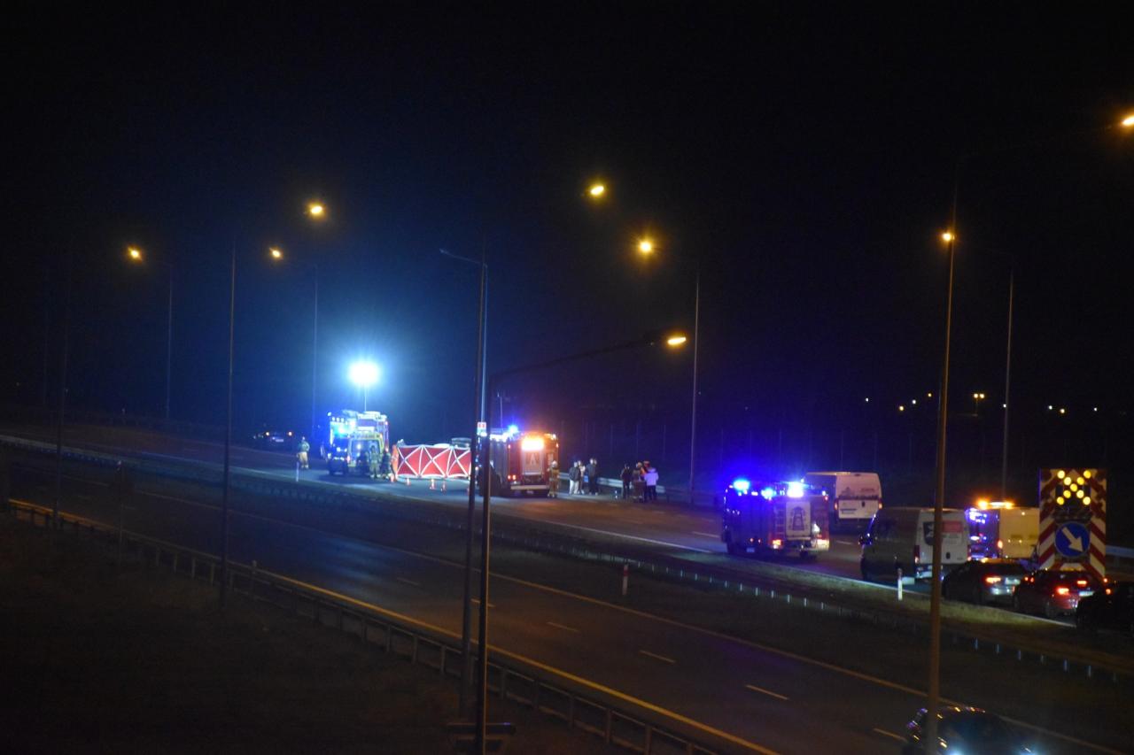 Utrudnienia na S5 w kierunku Poznania. Kierowca był reanimowany