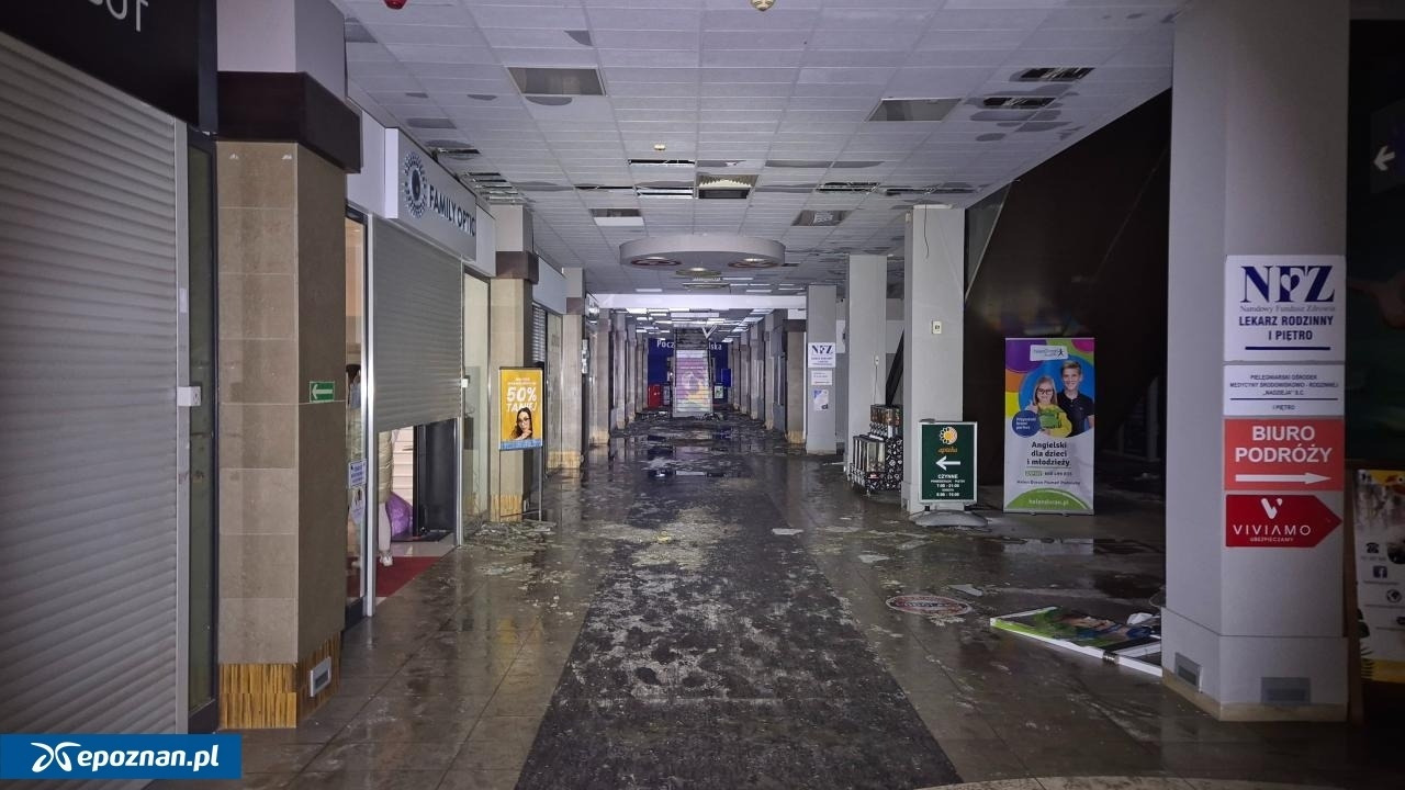 Pożar w poznańskiej galerii. Jest ważna informacja dla pacjentów przychodni