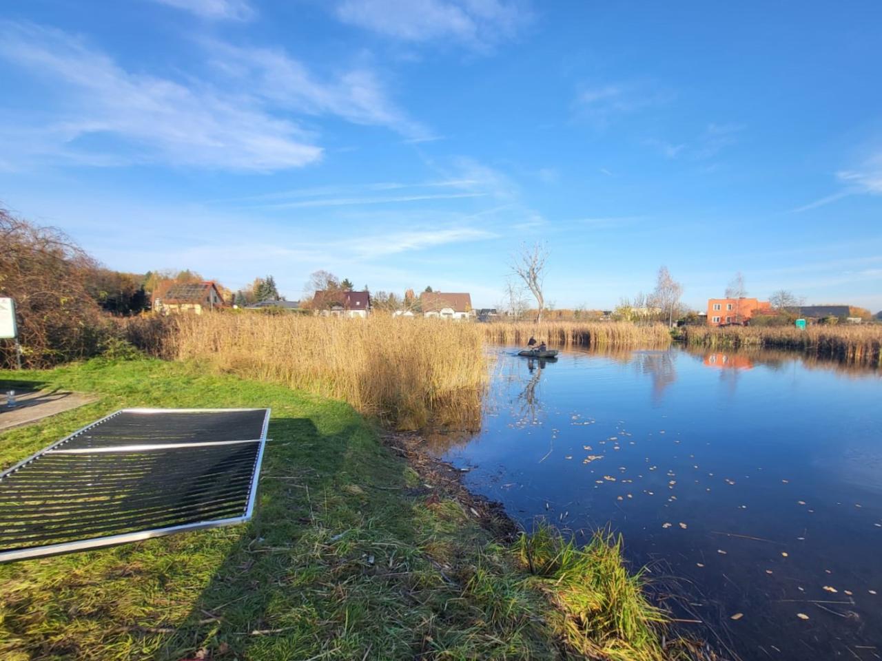 Staw pod Poznaniem miał już zaledwie 1 metr głębokości. Zastosowano polski wynalazek