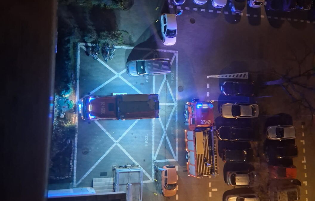 Akcja strażaków na poznańskim osiedlu