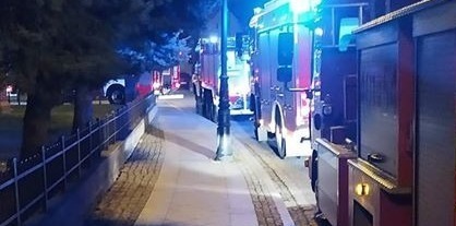 Podpalenie altany przy Drodze Dębińskiej