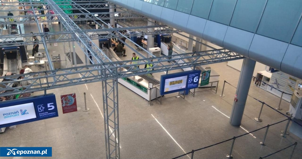 Nowość na poznańskim lotnisku. "W pierwszych dniach procedury mogą potrwać nieco dłużej"