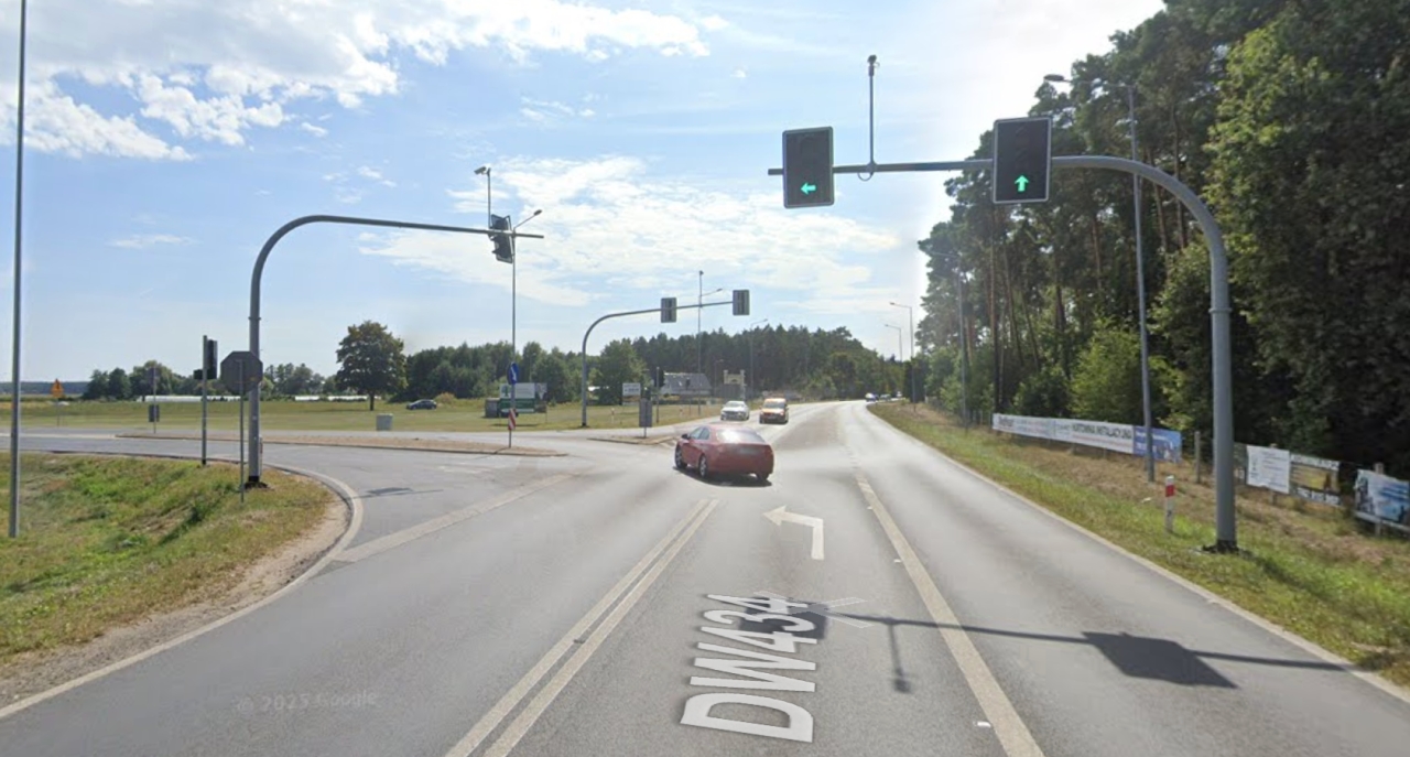 Wypadek pod Kórnikiem. Zablokowana droga!