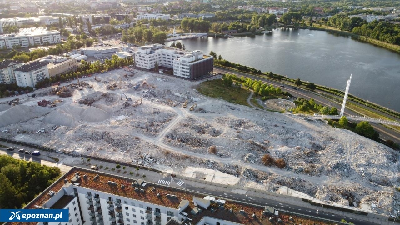 Rozbiórka w lipcu 2025 roku | fot. Krzysztof Skrzypczak / Dawid Cieślik RO Rataje FB