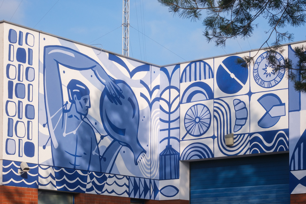 Nowy mural ozdobił jeden z poznańskich budynków