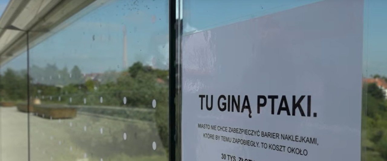 Będzie mandat za naklejki na balustradach jednej z najdroższych i najgłośniejszych inwestycji w mieście?