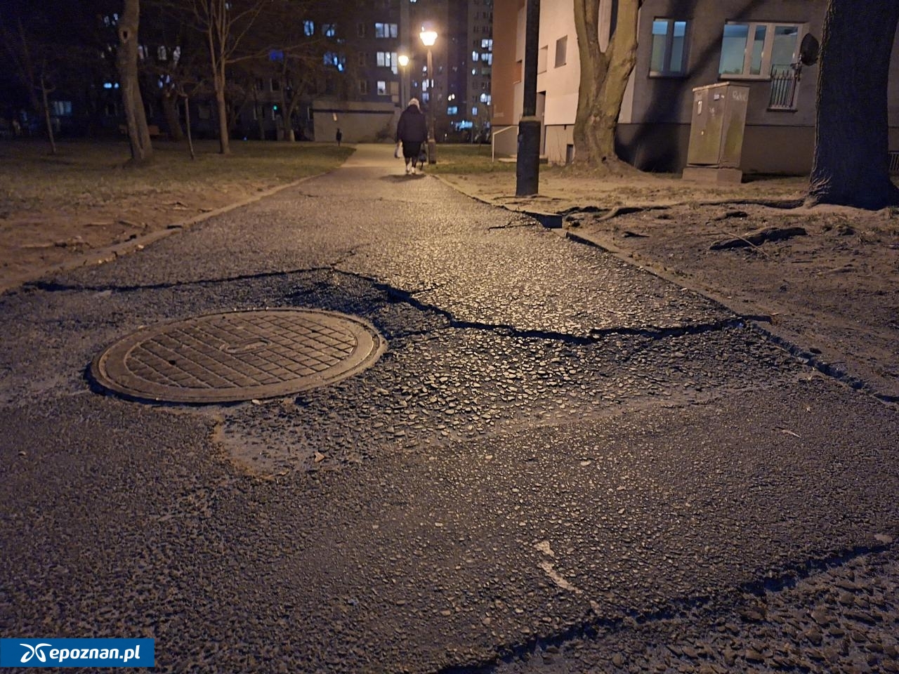 Uczęszczana alejka, które według Czytelniczki jest zniszczona od lat | fot. Czytelniczka
