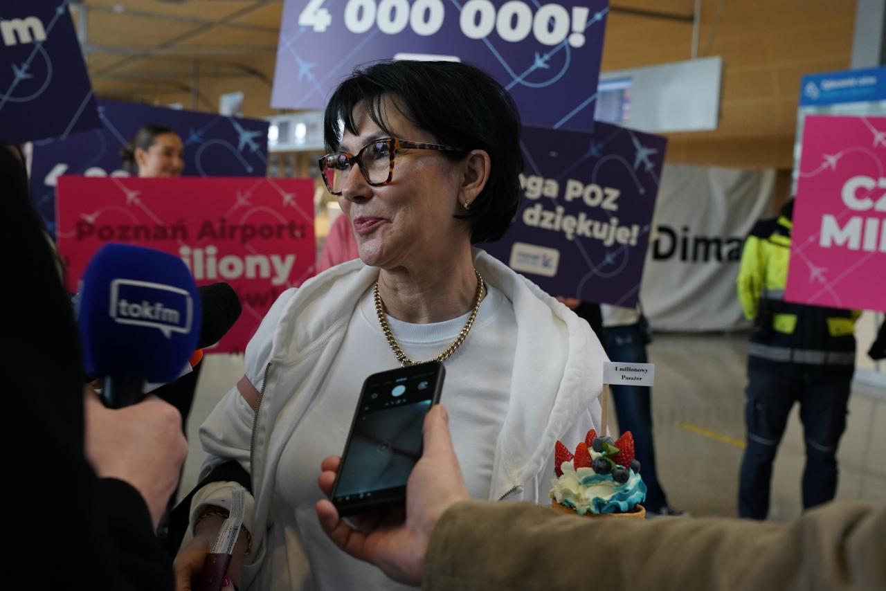 Takiego wyniku nie zrobili nigdy. 4-milionowy pasażer obsłużony na poznańskim lotnisku!