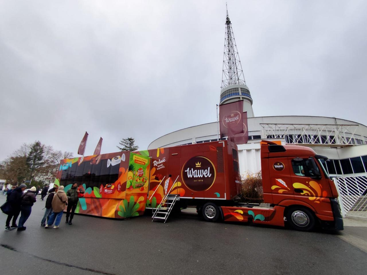 Wyjątkowo 'słodka' ciężarówka pojwiła się w Poznaniu! (zdjęcia)