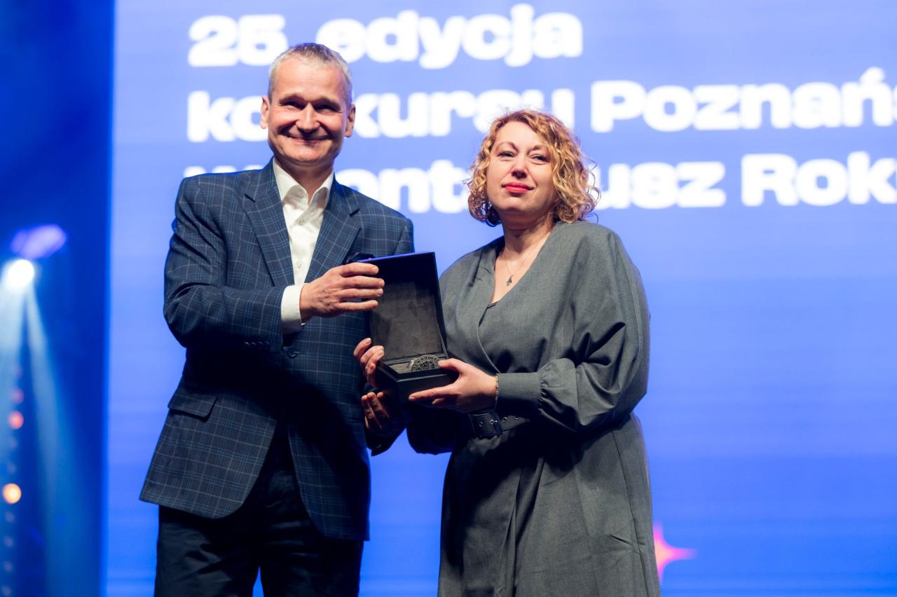 Eunika Lech odebrała Srebrną Pieczęć Miasta Poznania. "Poznaniacy dobrze ją znają"