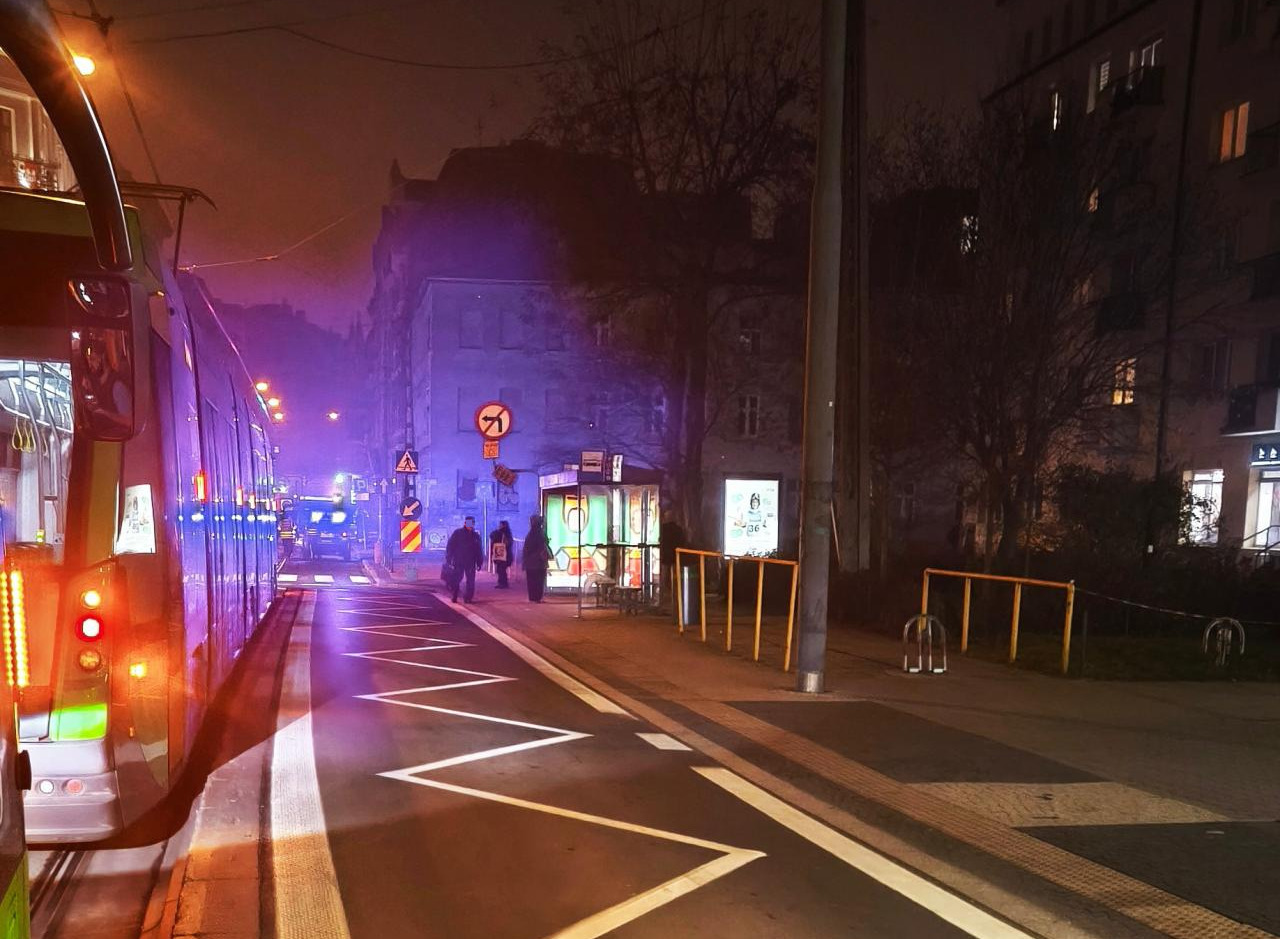 Wstrzymany ruch tramwajów w centrum miasta