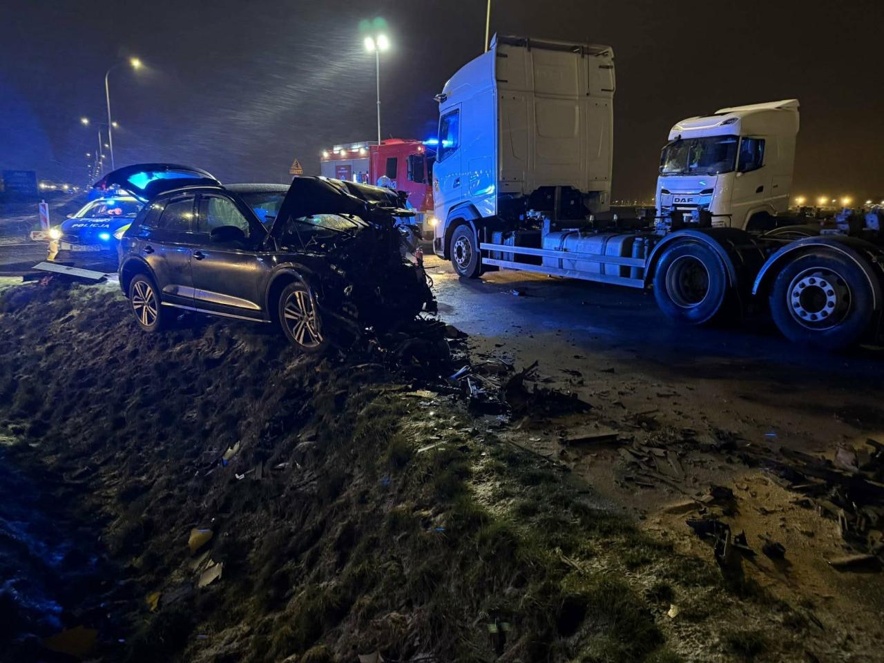 Wieczorny wypadek pod Poznaniem