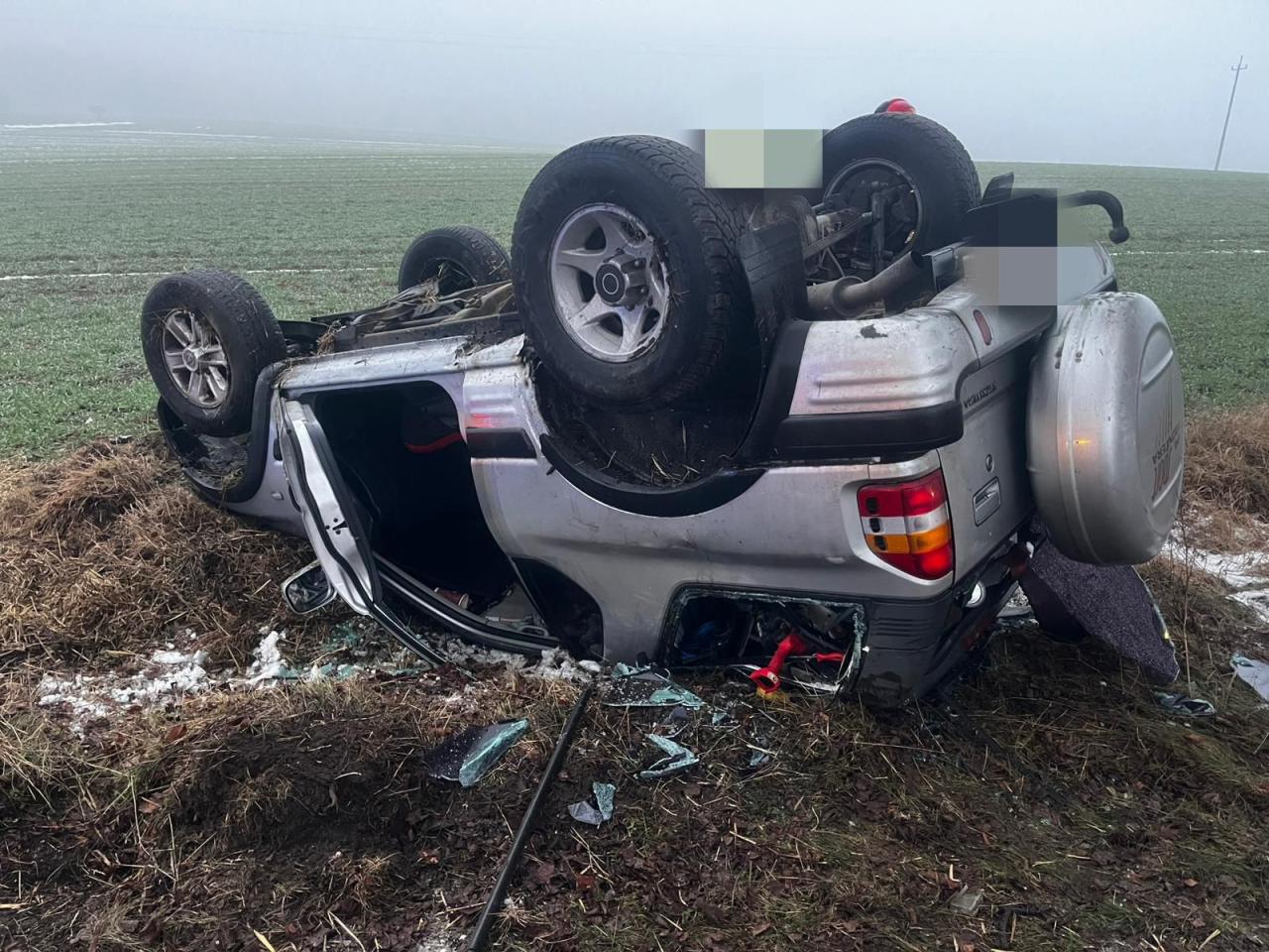 Poranne dachowanie w regionie i apel policji!