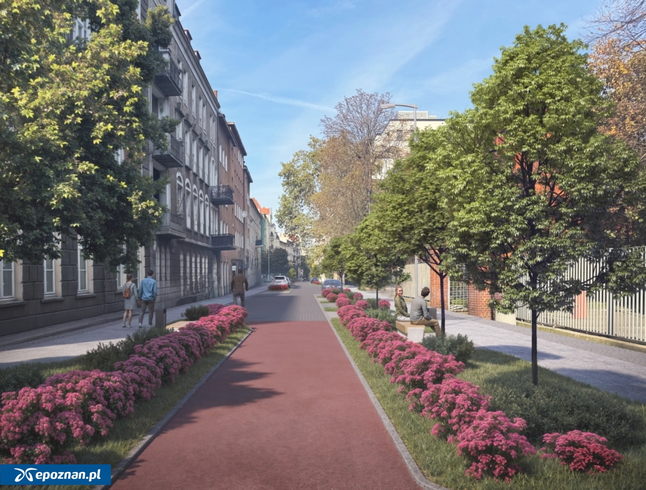 Tak ma wyglądać ulica po zakończeniu prac | fot. UM Poznań