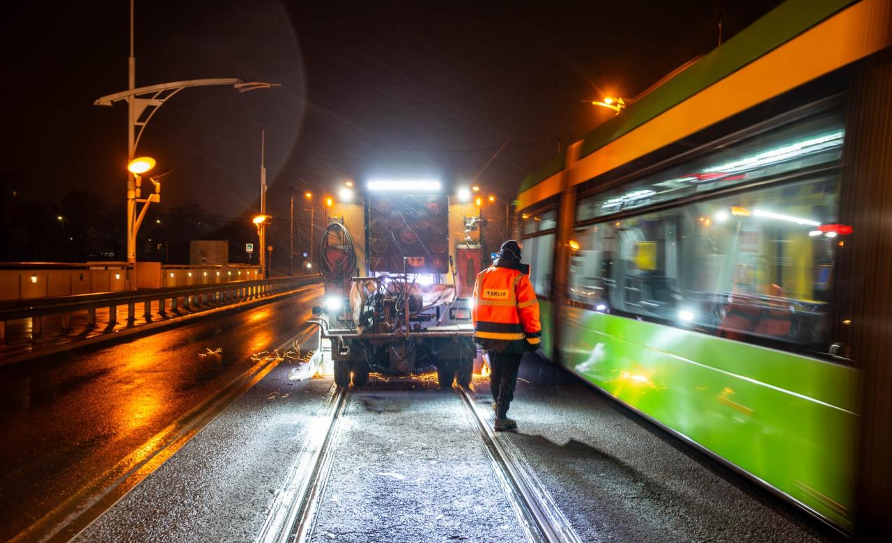 Szeroko zakrojone prace na poznańskich torowiskach. choćby nie wstrzymano ruchu tramwajowego