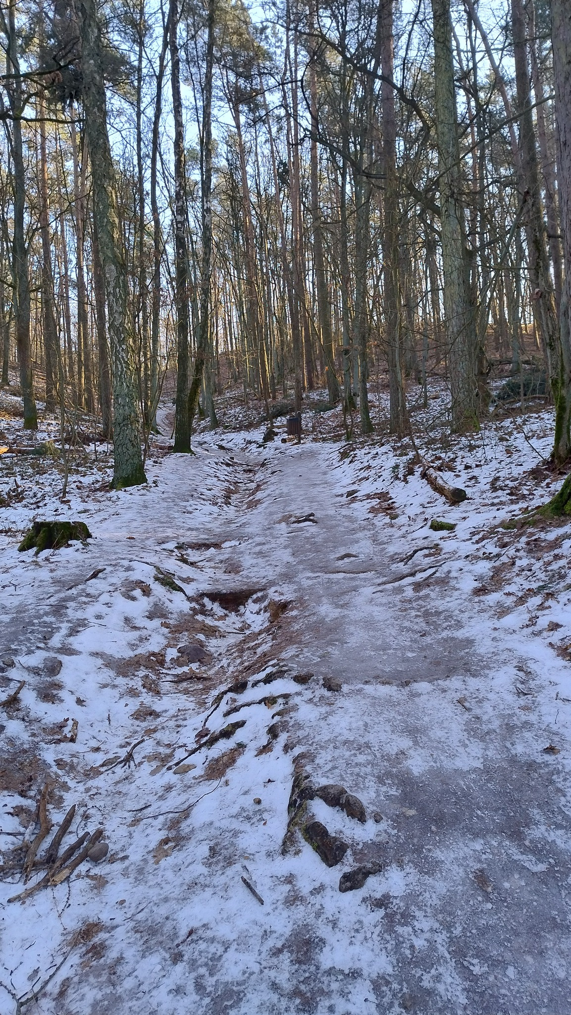 Dojście do popularnej podpoznańskiej atrakcji mocno utrudnione. "Prosimy o wyposażenie się w raki lub raczki"