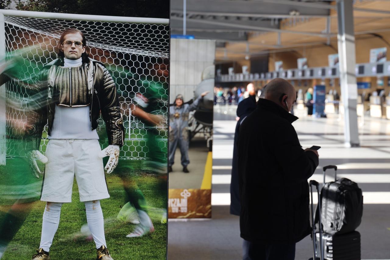 Niecodzienny widok na poznańskim lotnisku