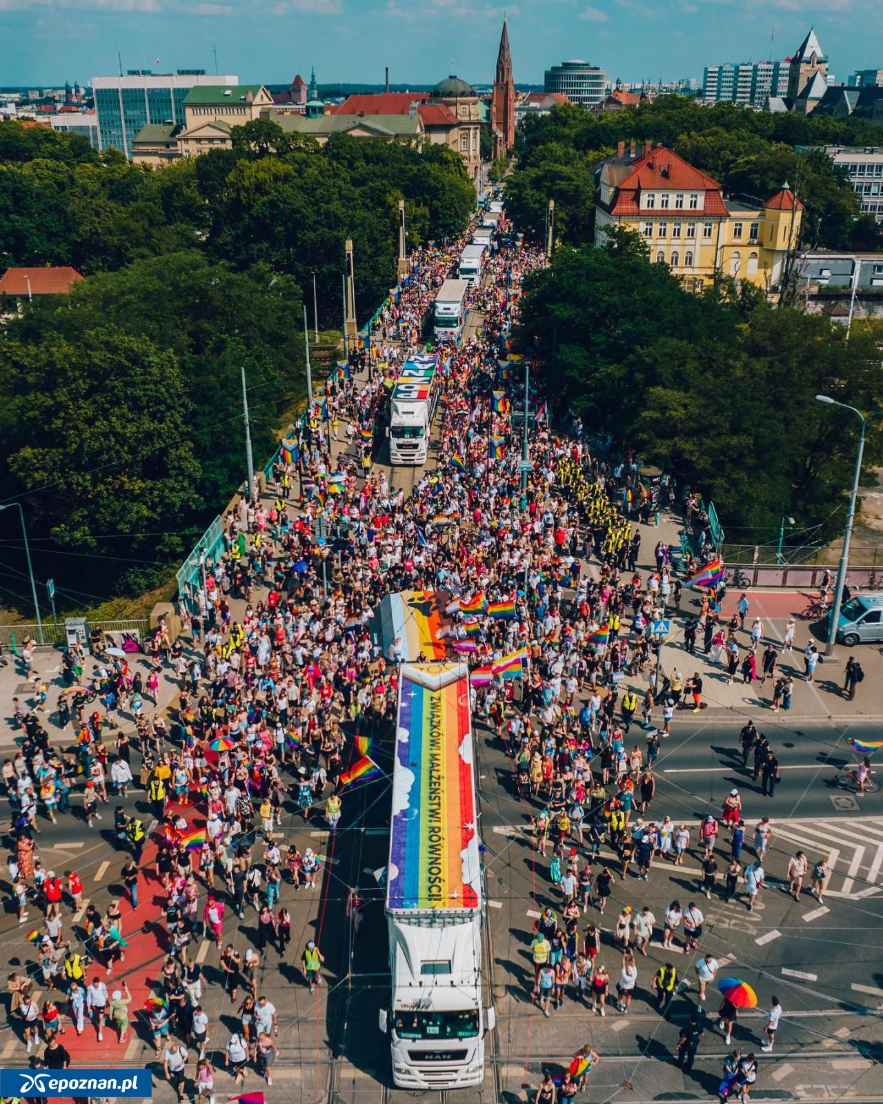 Kolorowy Marsz Równości znów przejdzie przez Poznań. Podano datę