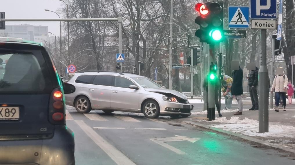 Utrudnienia w centrum przez kolizję