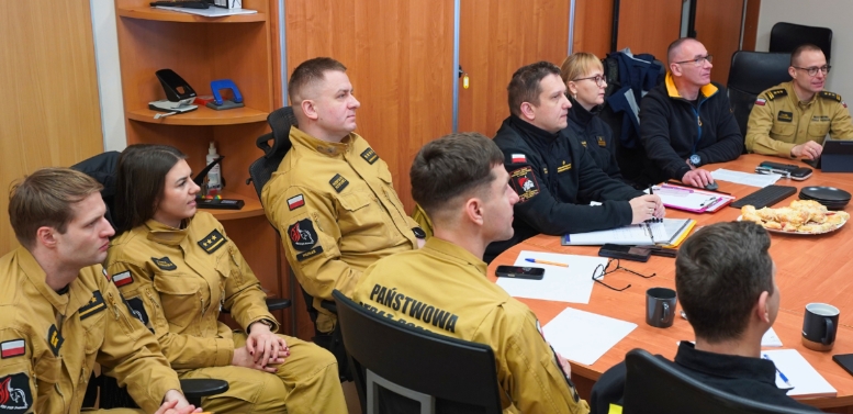Strażacy z Wielkopolski doszkalali się między innymi w zakresie doraźnego schronienia i bezpieczeństwa obywateli w sytuacji kryzysowej