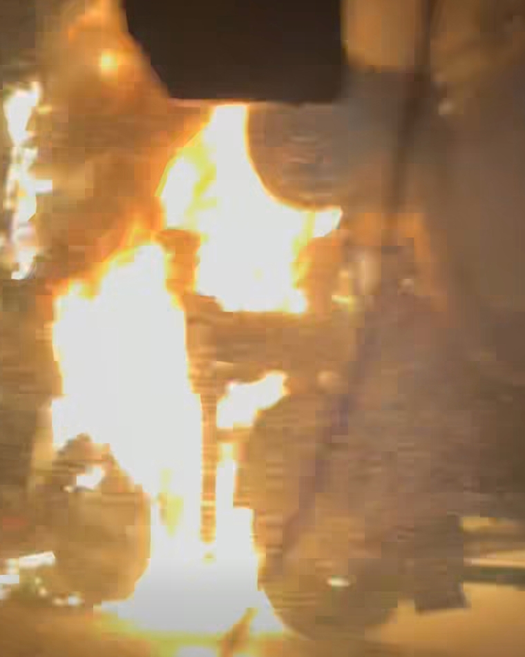 Nocny pożar ciężarówki na S5 w regionie