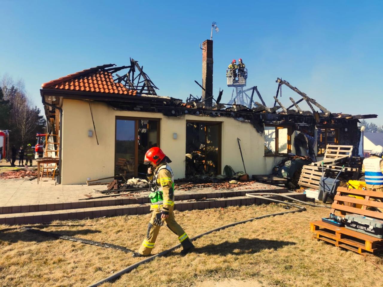 Stracili podpoznański dom w pożarze. Jest zbiórka na odbudowę