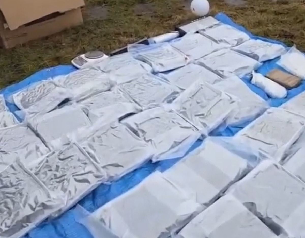 Ponad 90 kilogramów narkotyków u mieszkańca podpoznańskiej miejscowości. Duża akcja policji