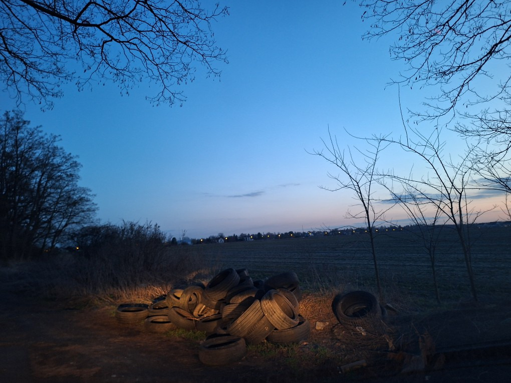 Taki widok przy jednej z poznańskich ulic
