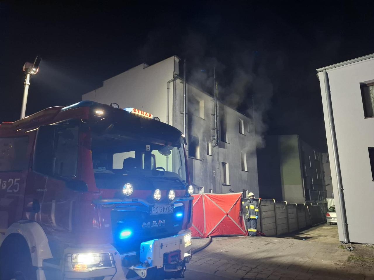 Tragiczny pożar w regionie. Nie żyje jedna osoba