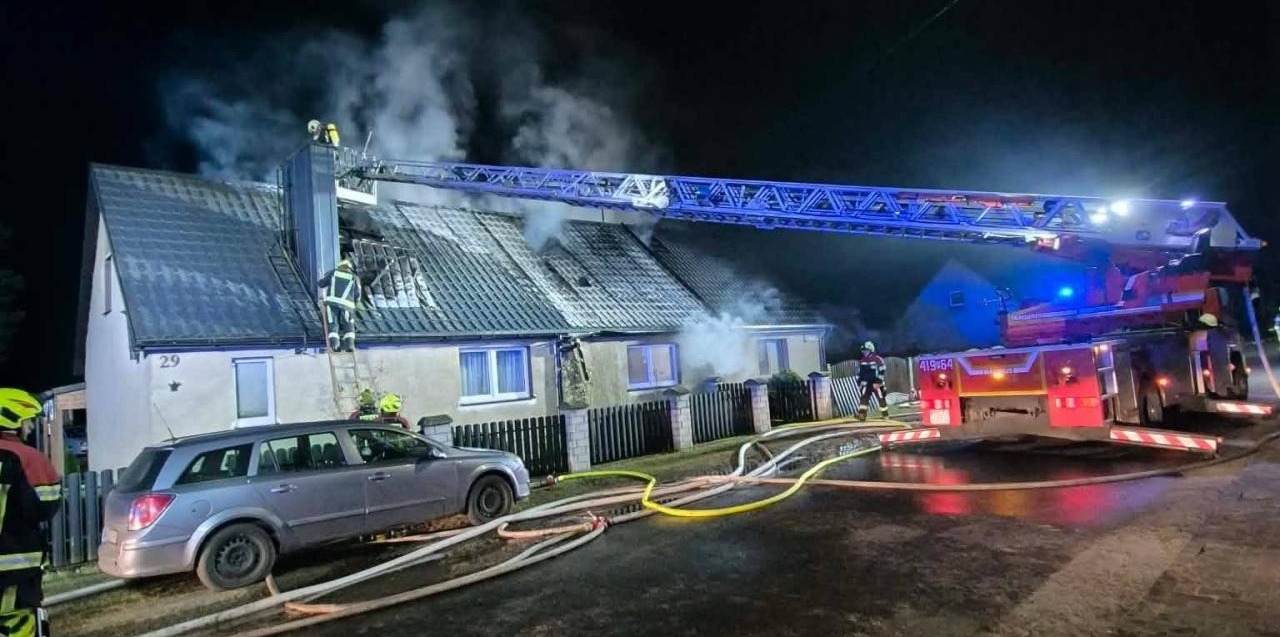 Fatalne skutki pożaru z regionu. Dwie rodziny bez dachu nad głową
