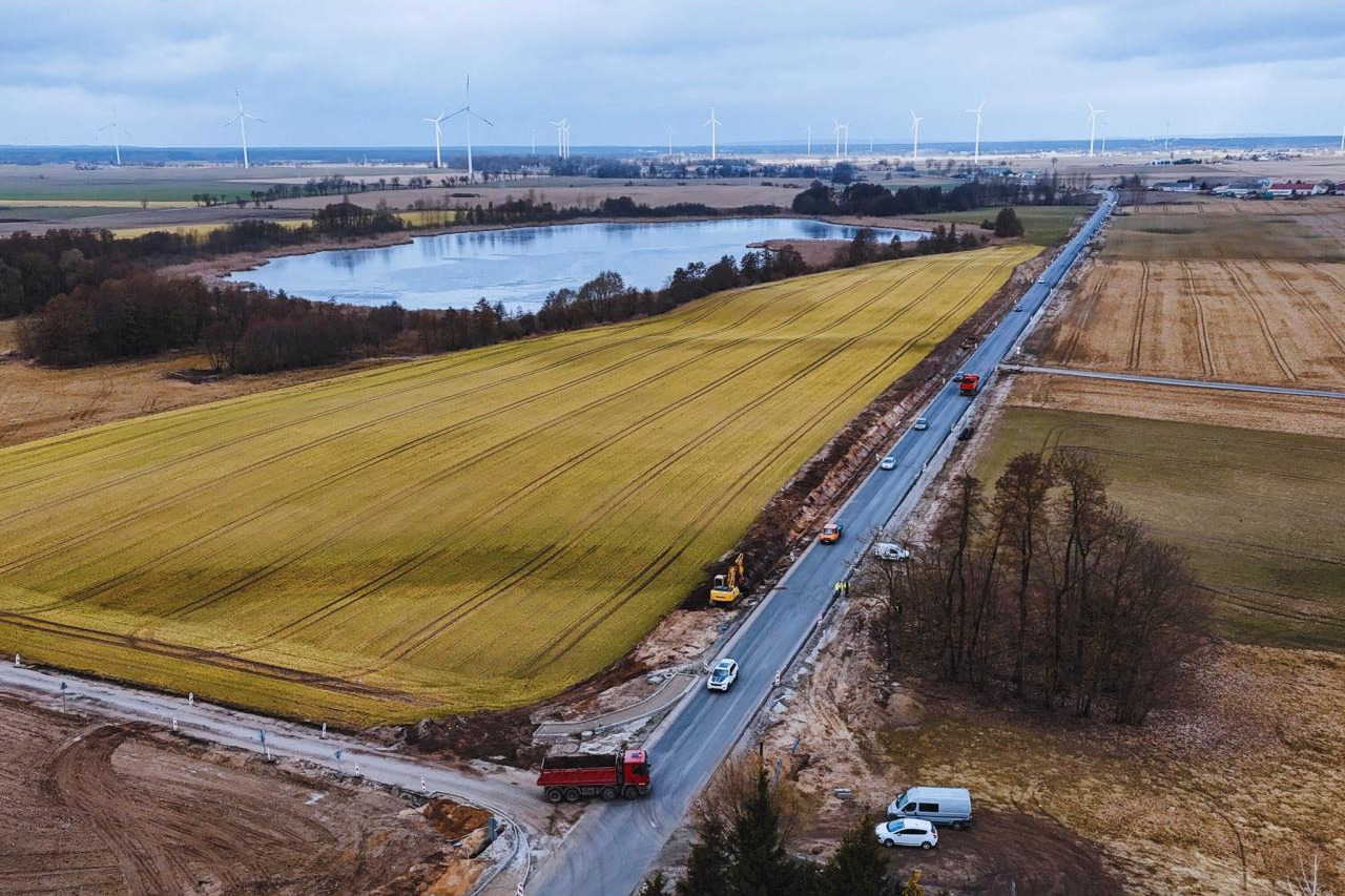 Duża inwestycja w północnej części naszego regionu nabiera kształtu. Tak wygląda plac budowy