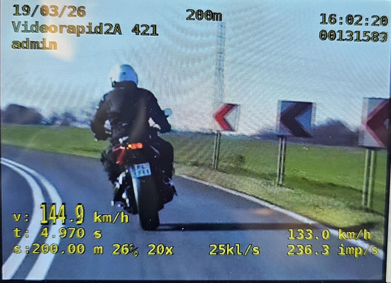 Region. Wybrał się na pierwszą przejażdżkę w sezonie, stracił prawo jazdy