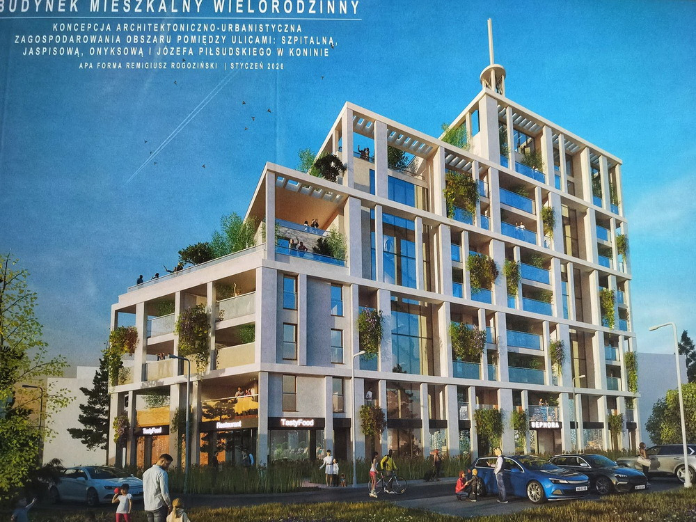 To ma być pierwszy wieżowiec w starej części wielkopolskiego miasta. Tak może wyglądać