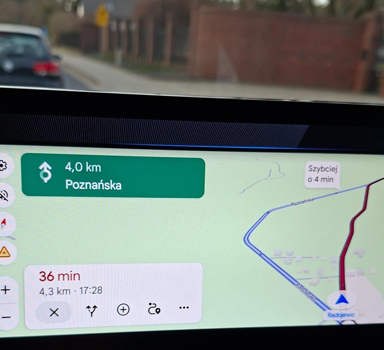 Utrudnienia i korki w rejonie Biedruska. "Nawigacja pokazuje 36 minut na przejechanie 4,3 km"