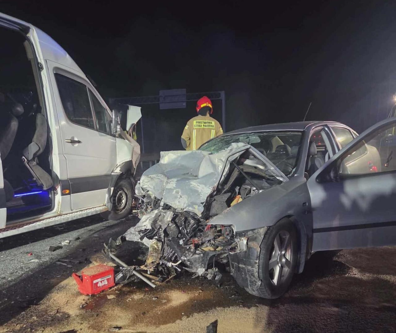 Poważny wypadek na trasie S11 pod Kórnikiem, droga zablokowana."Ogromne korki"