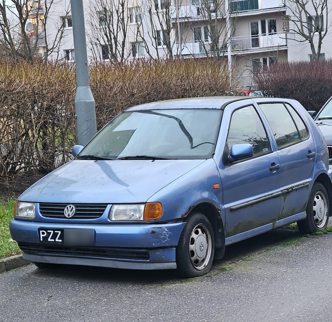 Od blisko trzech lat auto zarasta mchem na poznańskiej ulicy, przełomu nie będzie