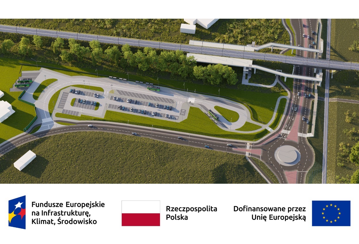 Tak ma wyglądać nowy węzeł przesiadkowy w podpoznańskiej miejscowości za prawie 30 mln złotych