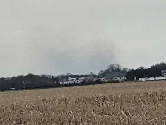 Duży pożar lasu w regionie. "Dym widoczny z około 20 km"