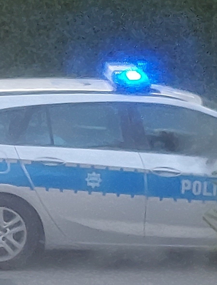 Utrudnienia na DK11. Auto wjechało w bariery