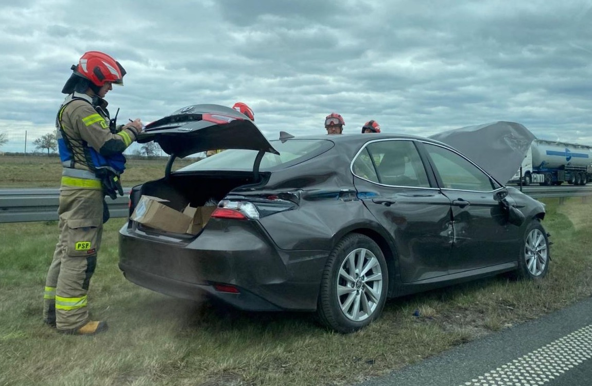 Zderzenie aut na S5 w regionie