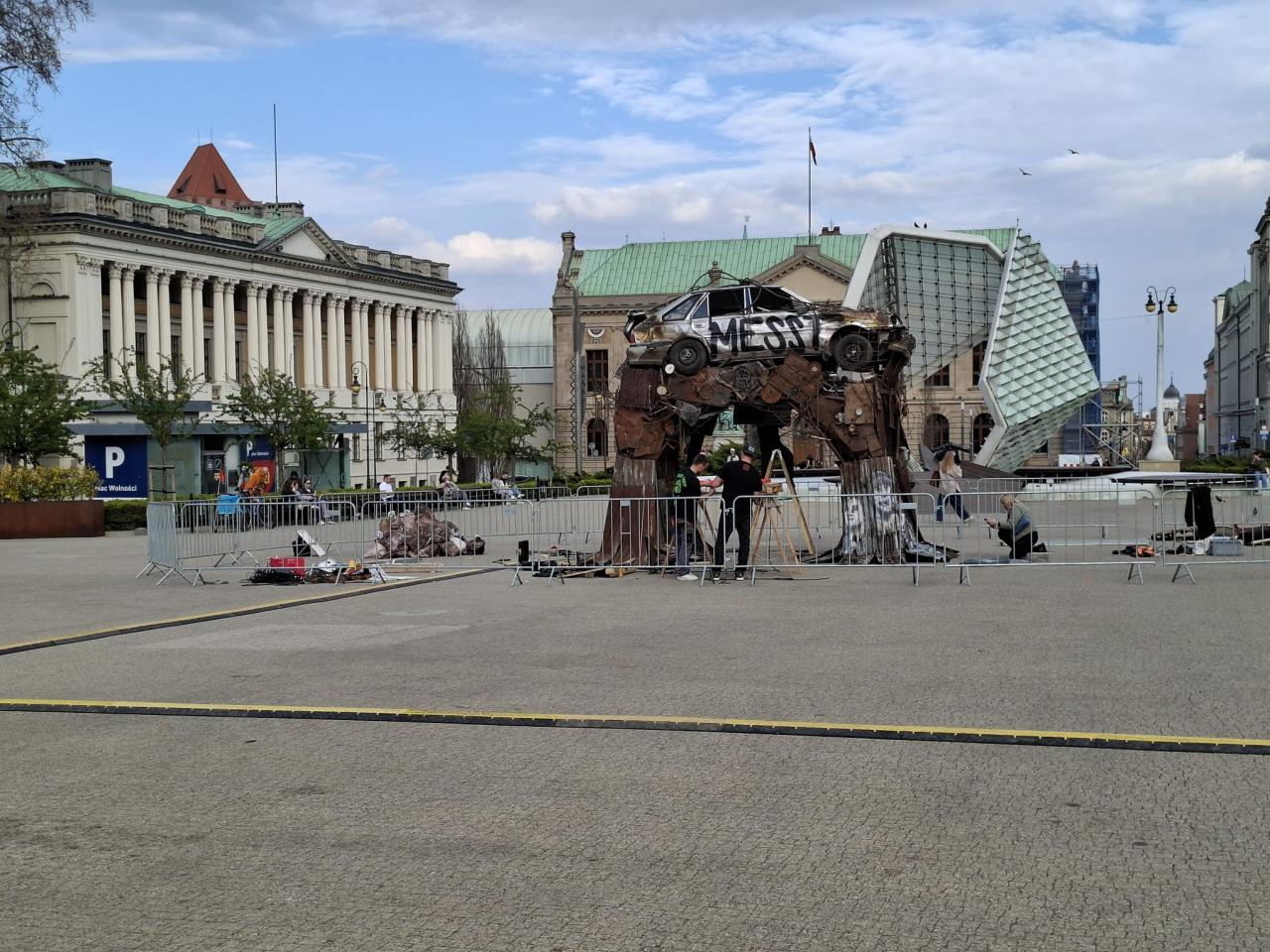 Taka instalacja powstaje w centrum miasta