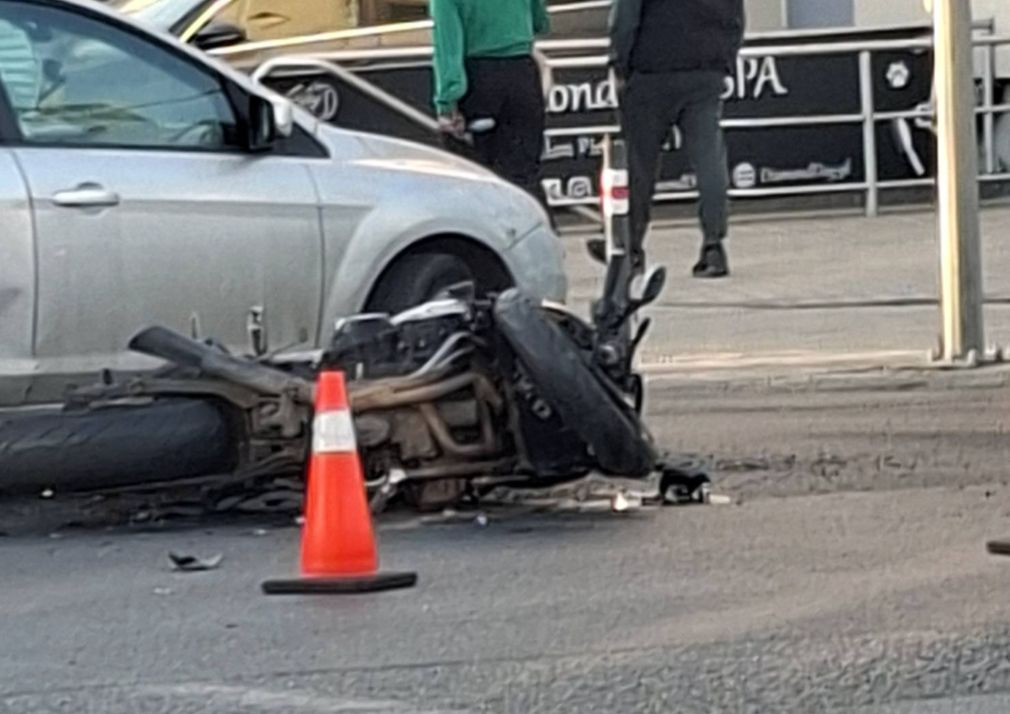 Wypadek z udziałem motocyklisty w Poznaniu