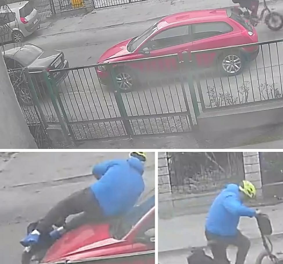 Luboń: mężczyzna wjechał rowerem w samochód i odjechał z miejsca zdarzenia. Właściciel samochodu szukał sprawcy w Internecie