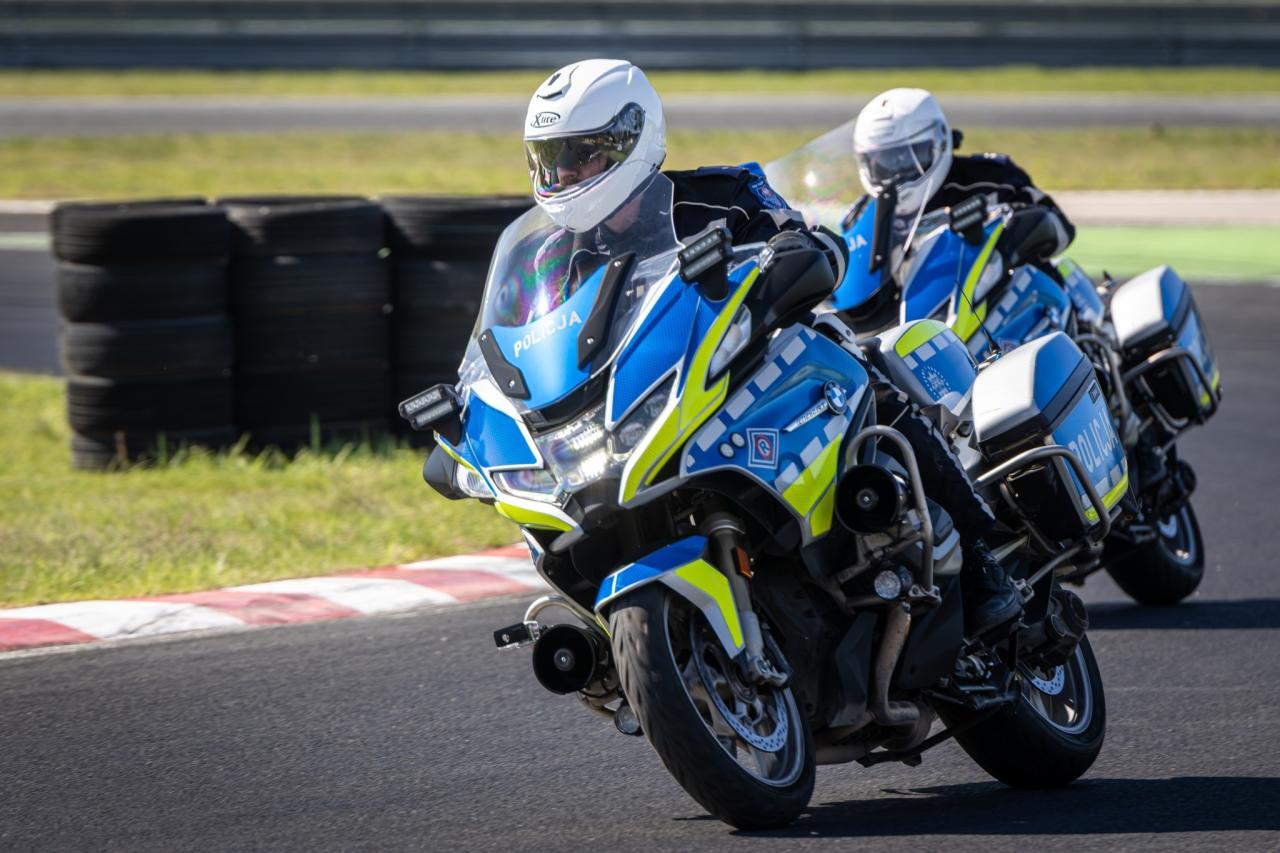 Policyjni motocykliści szkolili się na Torze Poznań
