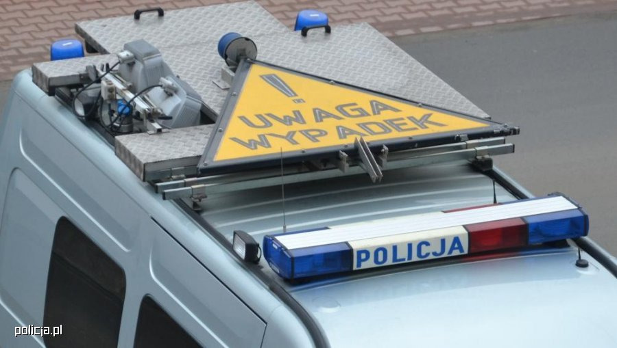 Wypadek z udziałem motocyklisty pod Poznaniem